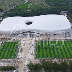 成都大運會新建場館——新都香城體育中心圍網(wǎng)選用制造！